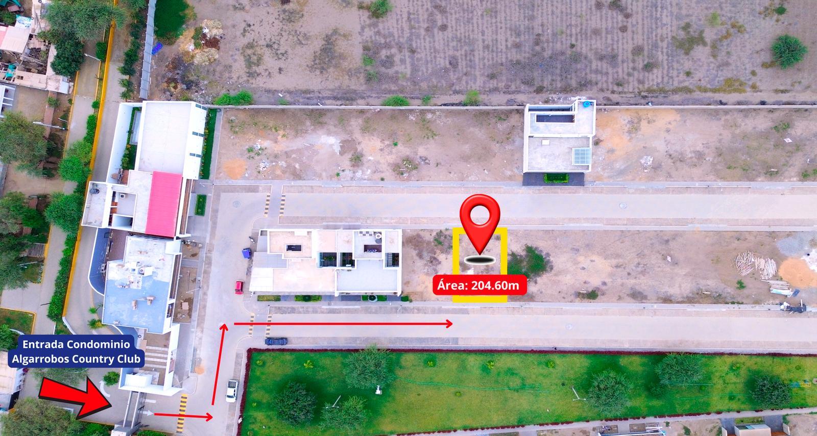 VENTA DE TERRENO EN CONDOMINIO ALGARROBOS COUNTRY CLUB